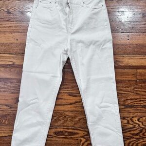 Ralph Lauren Women's Straight Leg White Jeans
